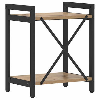 vidaXL Bookshelf 40 x 30 x 50 cm Engineered Wood Artisan Oak