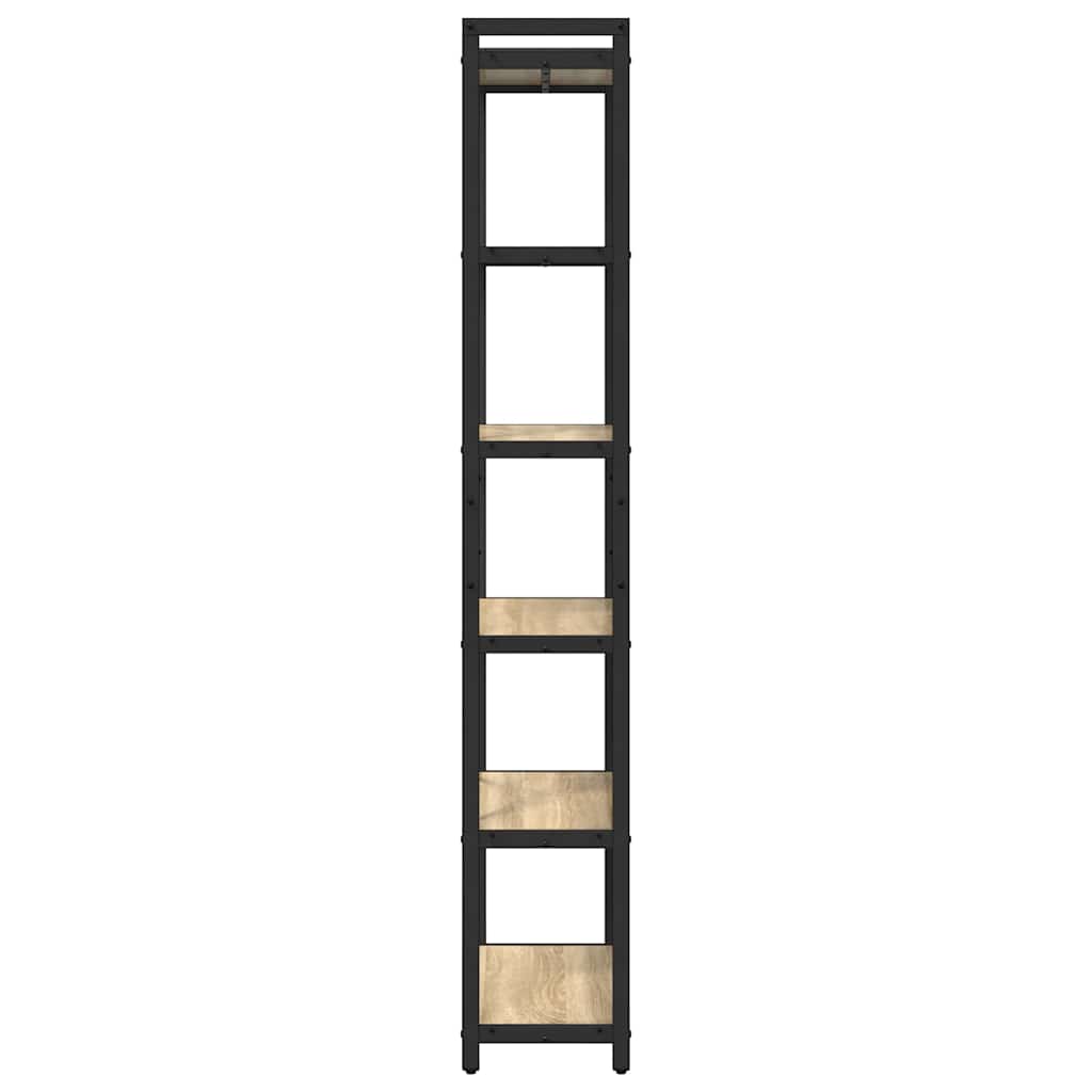 vidaXL Bookshelf 60 x 30 x 189.5 cm Engineered Wood Sonoma Oak
