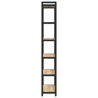 vidaXL Bookshelf 60 x 30 x 189.5 cm Engineered Wood Sonoma Oak