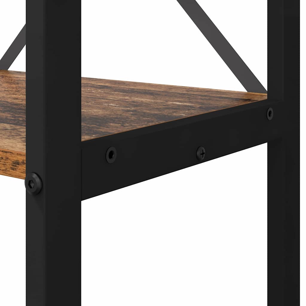 vidaXL Bookshelf Old wood 60 x 30 x 189.5 cm Engineered Wood