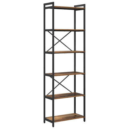 vidaXL Bookshelf 60 x 30 x 189.5 cm Engineered Wood Old wood