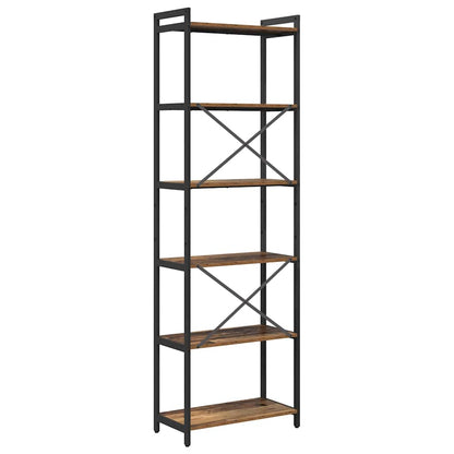 vidaXL Bookshelf 60 x 30 x 189.5 cm Engineered Wood Old wood