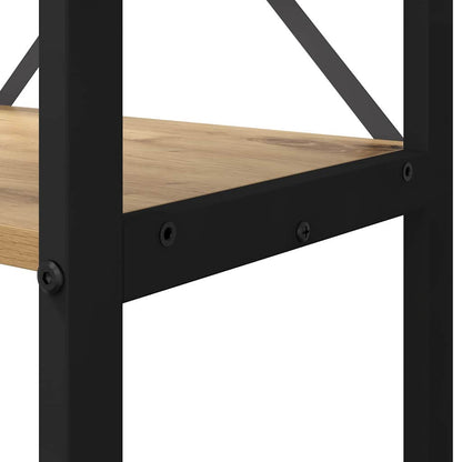 vidaXL Bookshelf 60 x 30 x 189.5 cm Engineered Wood Artisan Oak