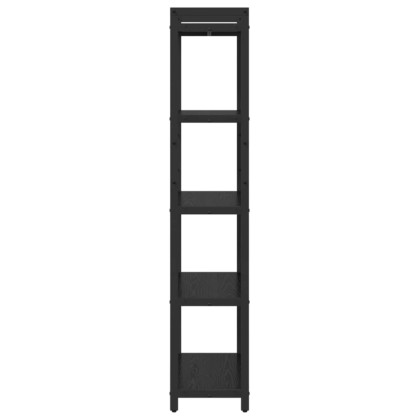 vidaXL Bookshelf Black Oak 60 x 30 x 155 cm Engineered Wood