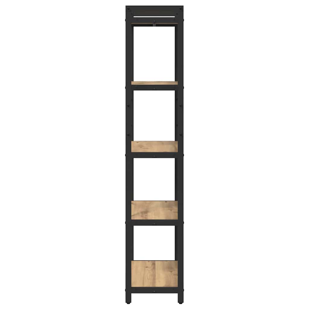 vidaXL Bookshelf 60 x 30 x 155 cm Engineered Wood Artisan Oak