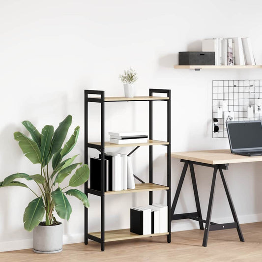 vidaXL Bookshelf 60 x 30 x 120 cm Engineered Wood Sonoma Oak