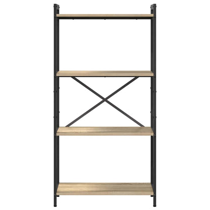 vidaXL Bookshelf 60 x 30 x 120 cm Engineered Wood Sonoma Oak