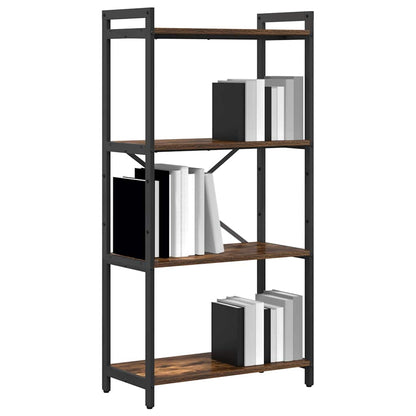 vidaXL Bookshelf 60 x 30 x 120 cm Engineered Wood Smoked Oak