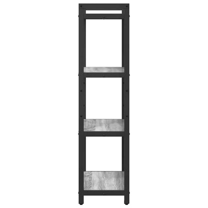 vidaXL Bookshelf 60 x 30 x 120 cm Engineered Wood Grey sonoma