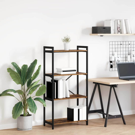 vidaXL Bookshelf 60 x 30 x 120 cm Engineered Wood Old wood