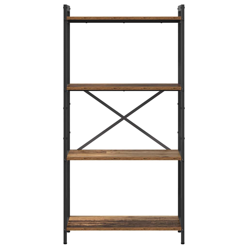vidaXL Bookshelf Old wood 60 x 30 x 120 cm Engineered Wood