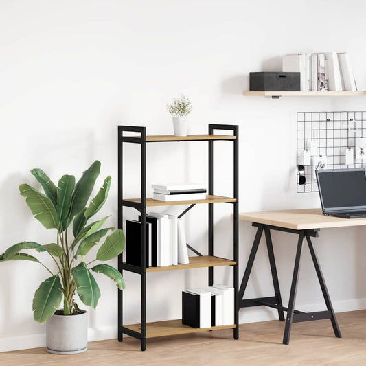 vidaXL Bookshelf 60 x 30 x 120 cm Engineered Wood Artisan Oak