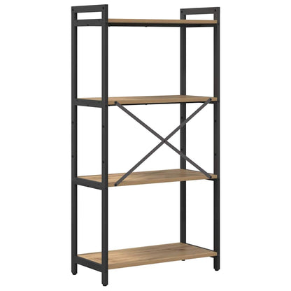vidaXL Bookshelf 60 x 30 x 120 cm Engineered Wood Artisan Oak