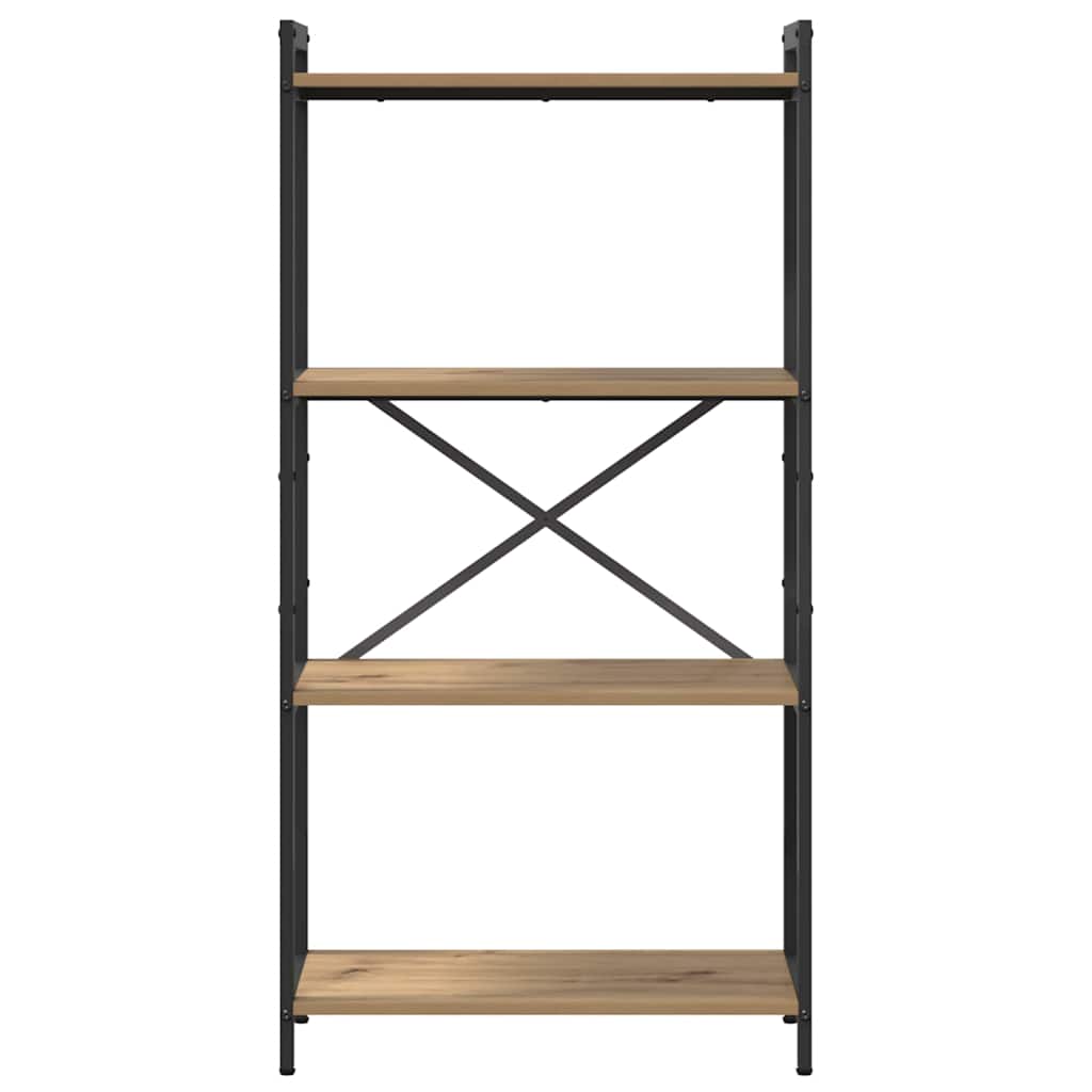 vidaXL Bookshelf 60 x 30 x 120 cm Engineered Wood Artisan Oak
