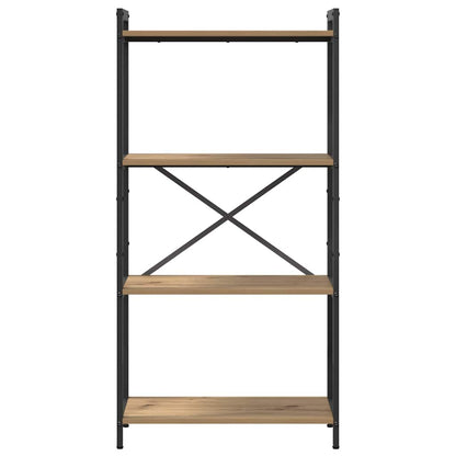 vidaXL Bookshelf 60 x 30 x 120 cm Engineered Wood Artisan Oak