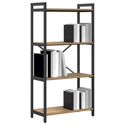 vidaXL Bookshelf 60 x 30 x 120 cm Engineered Wood Artisan Oak
