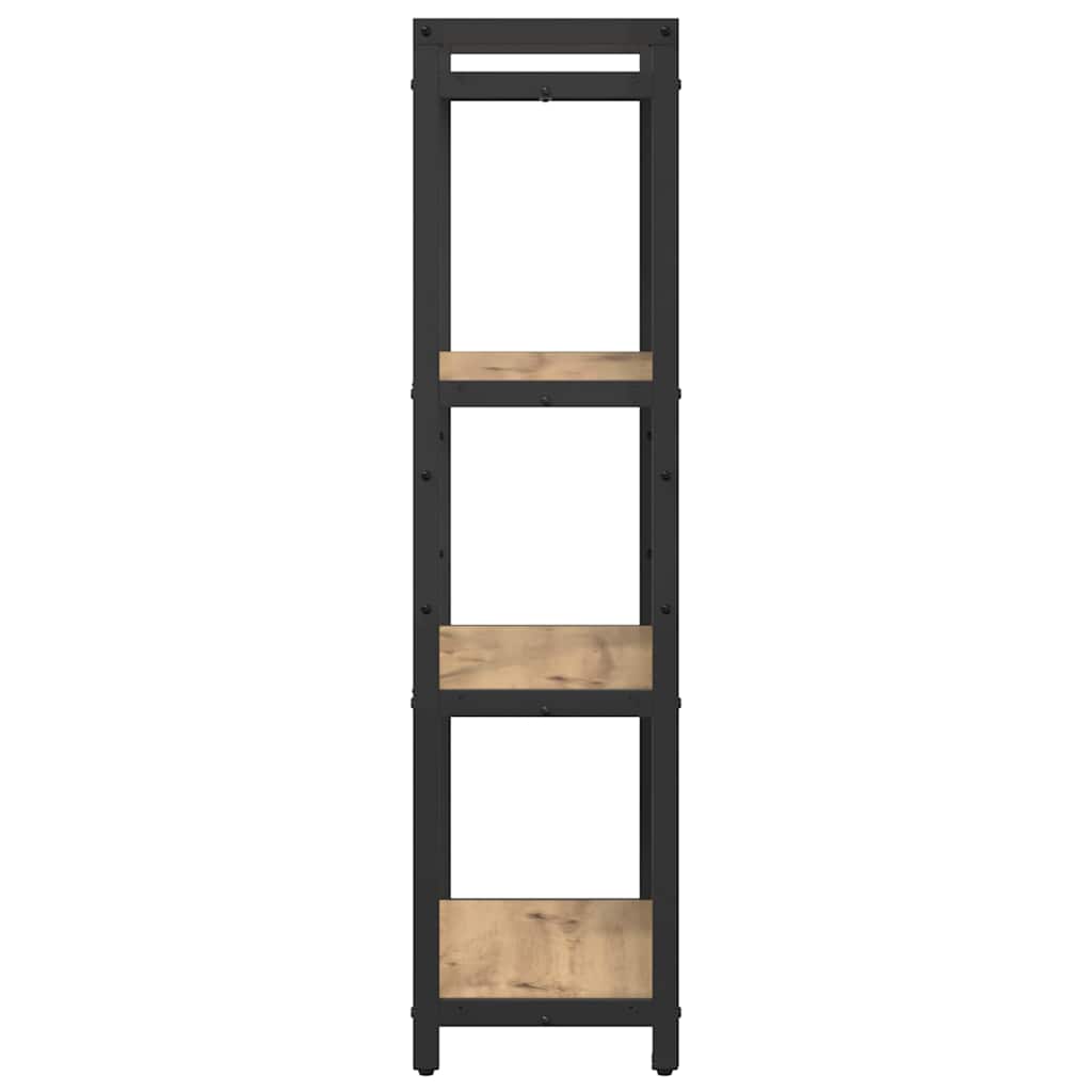 vidaXL Bookshelf 60 x 30 x 120 cm Engineered Wood Artisan Oak
