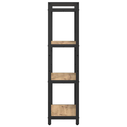 vidaXL Bookshelf 60 x 30 x 120 cm Engineered Wood Artisan Oak