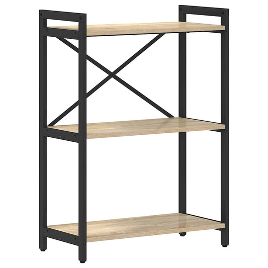 vidaXL Bookshelf 60 x 30 x 85 cm Engineered Wood Sonoma Oak