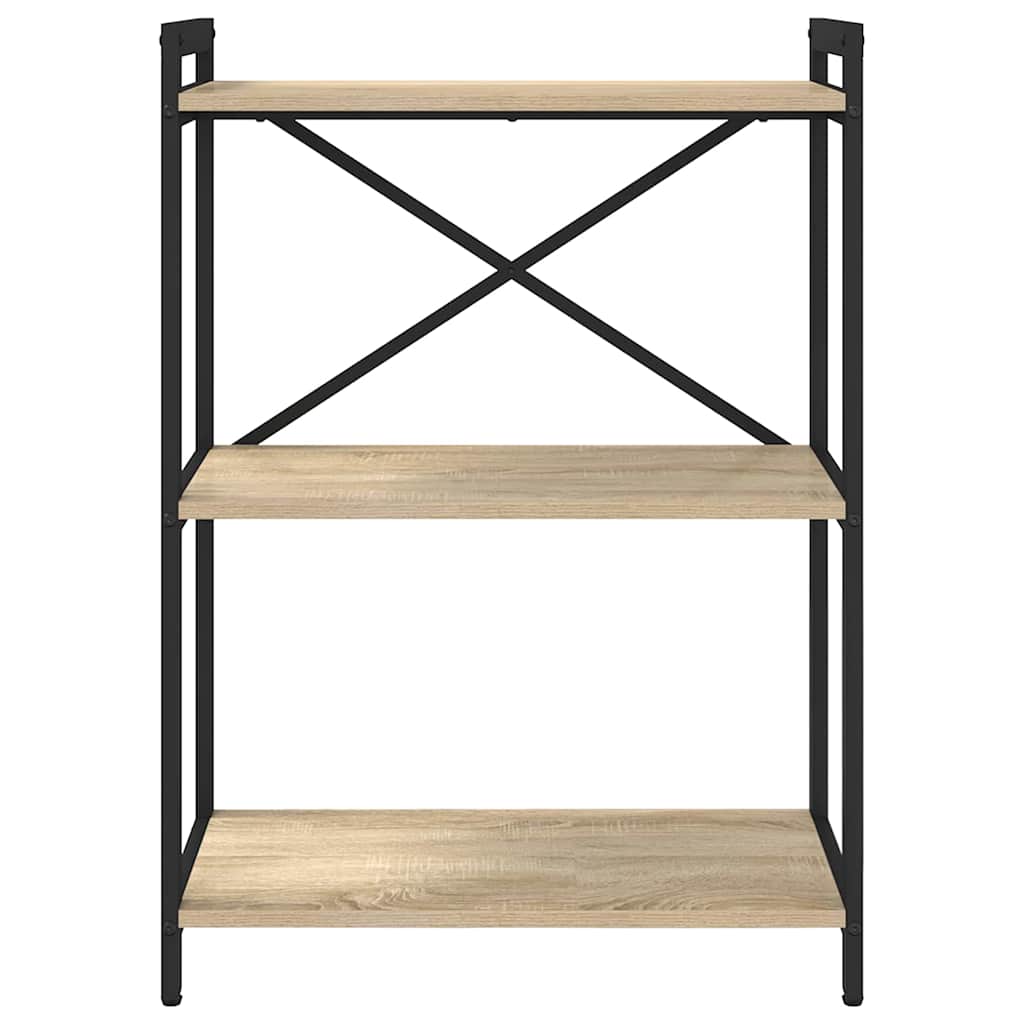 vidaXL Bookshelf Sonoma Oak 60 x 30 x 85 cm Engineered Wood
