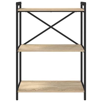 vidaXL Bookshelf Sonoma Oak 60 x 30 x 85 cm Engineered Wood
