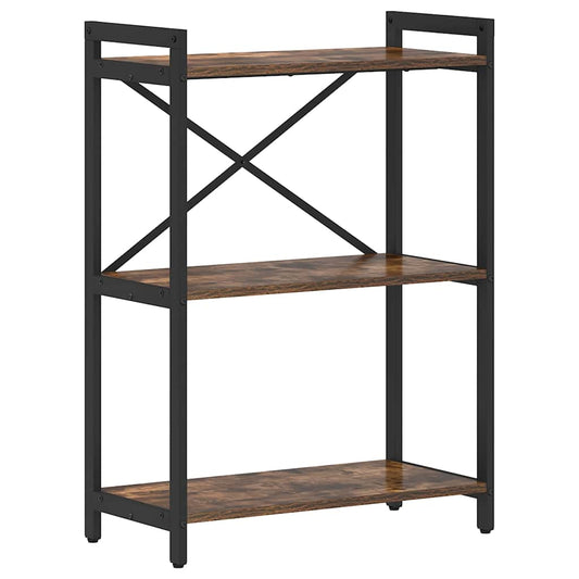 vidaXL Bookshelf 60 x 30 x 85 cm Engineered Wood Smoked Oak