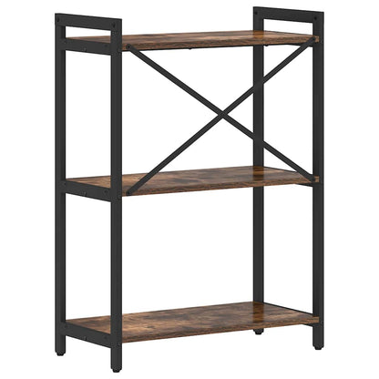 vidaXL Bookshelf Smoked Oak 60 x 30 x 85 cm Engineered Wood