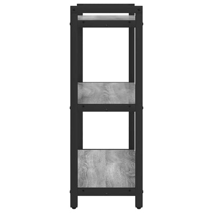 vidaXL Bookshelf Grey sonoma 60 x 30 x 85 cm Engineered Wood