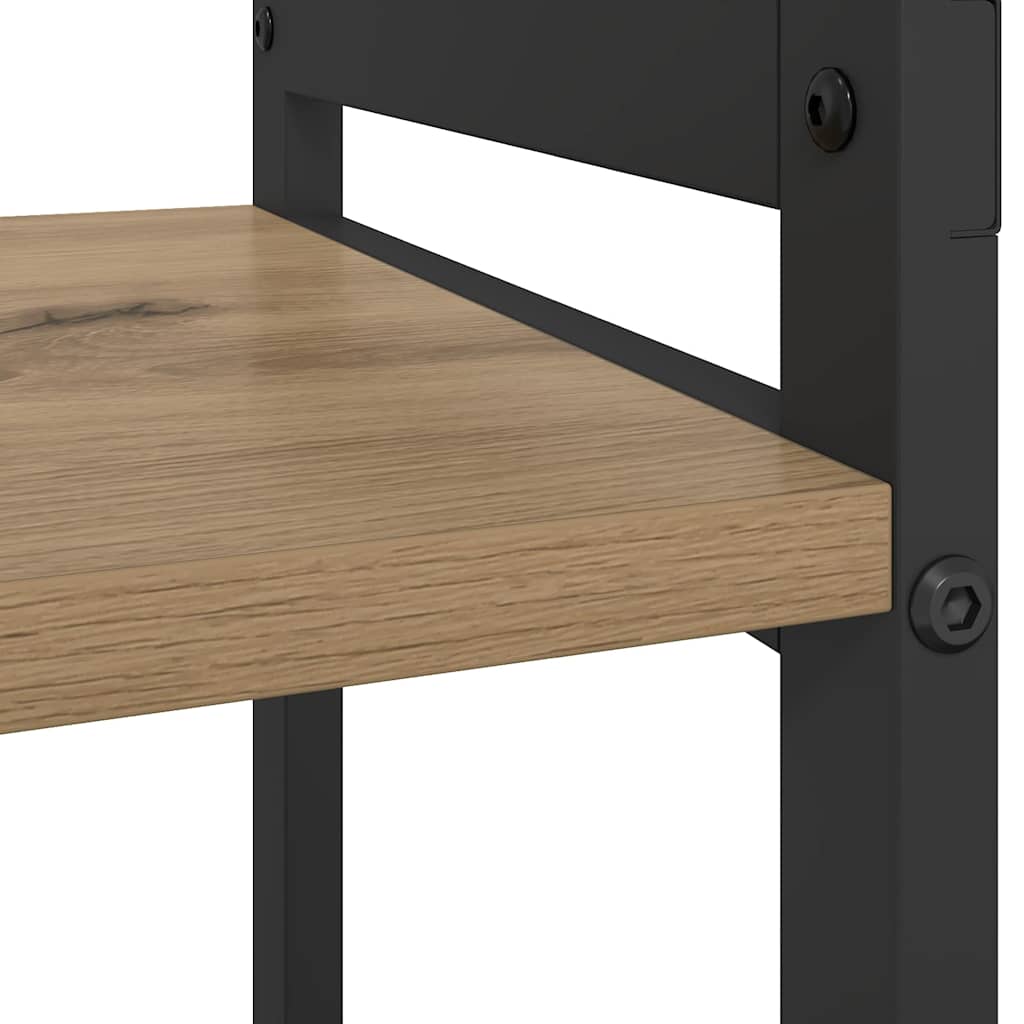 vidaXL Bookshelf 60 x 30 x 85 cm Engineered Wood Artisan Oak