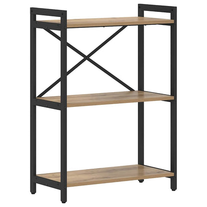 vidaXL Bookshelf 60 x 30 x 85 cm Engineered Wood Artisan Oak