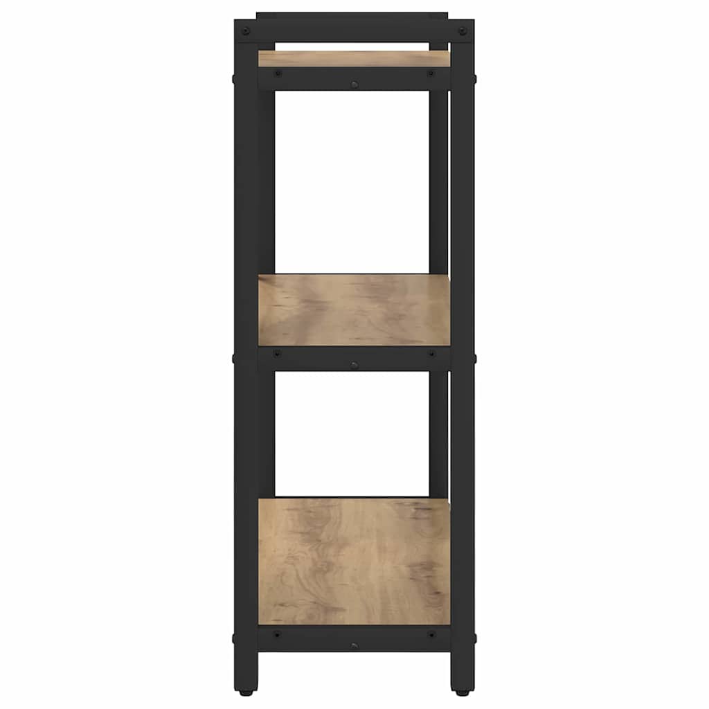 vidaXL Bookshelf 60 x 30 x 85 cm Engineered Wood Artisan Oak