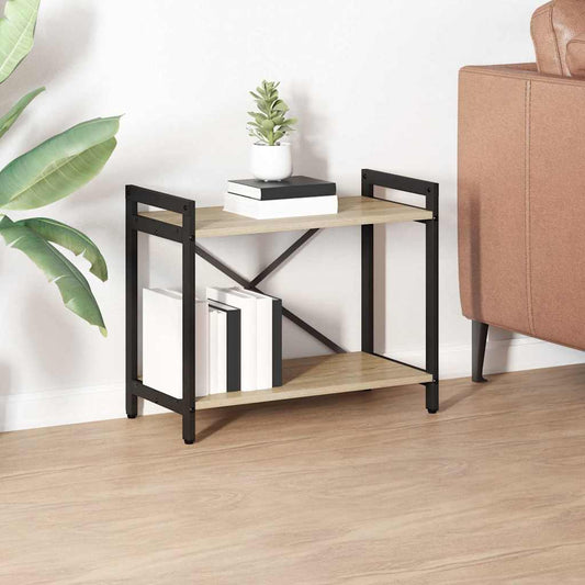 vidaXL Bookshelf 60 x 30 x 50 cm Engineered Wood Sonoma Oak