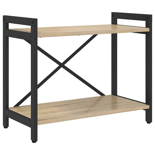 vidaXL Bookshelf 60 x 30 x 50 cm Engineered Wood Sonoma Oak