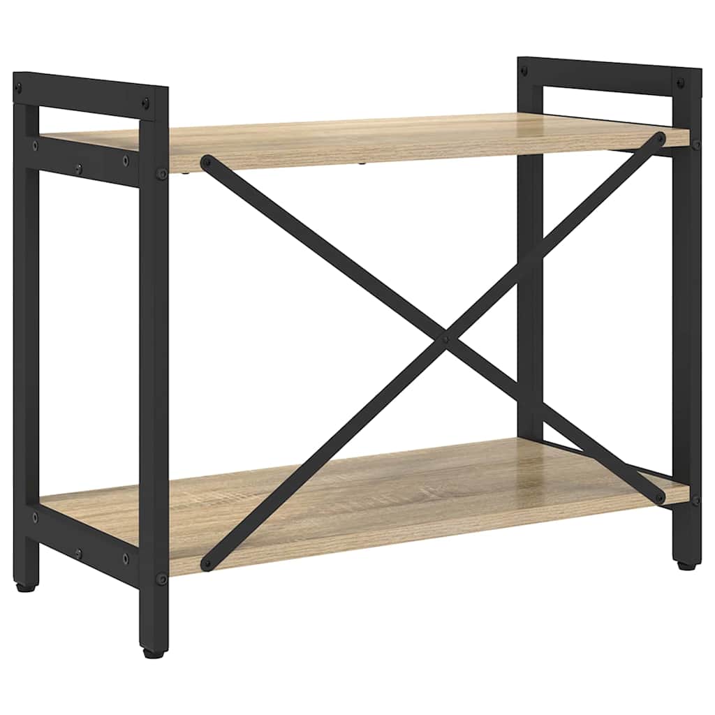 vidaXL Bookshelf Sonoma Oak 60 x 30 x 50 cm Engineered Wood
