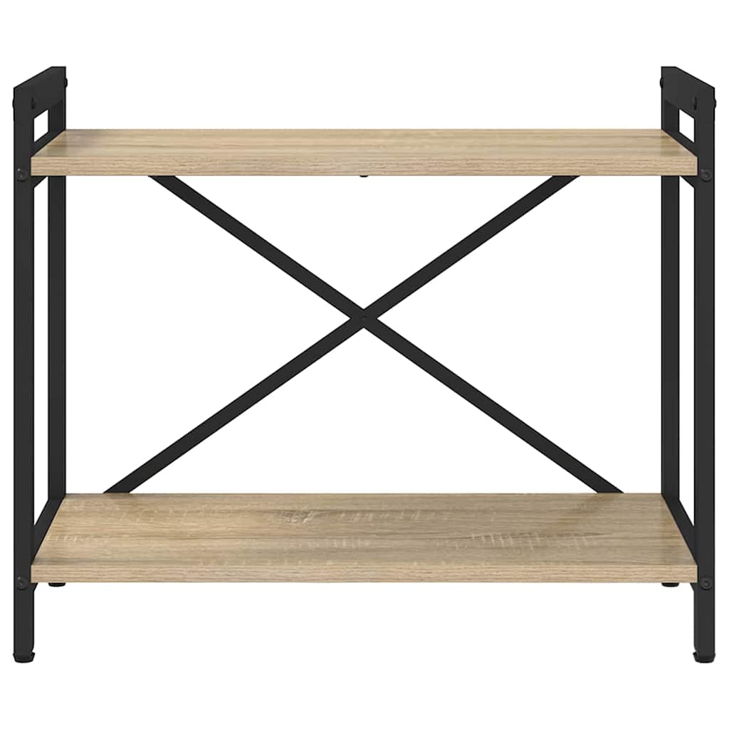vidaXL Bookshelf Sonoma Oak 60 x 30 x 50 cm Engineered Wood