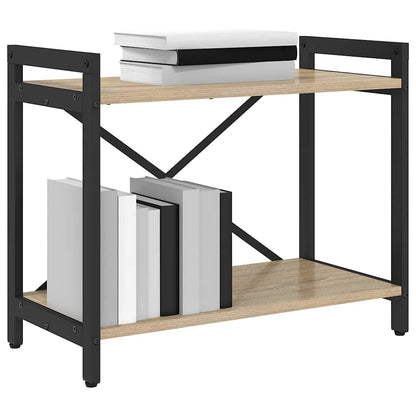 vidaXL Bookshelf Sonoma Oak 60 x 30 x 50 cm Engineered Wood