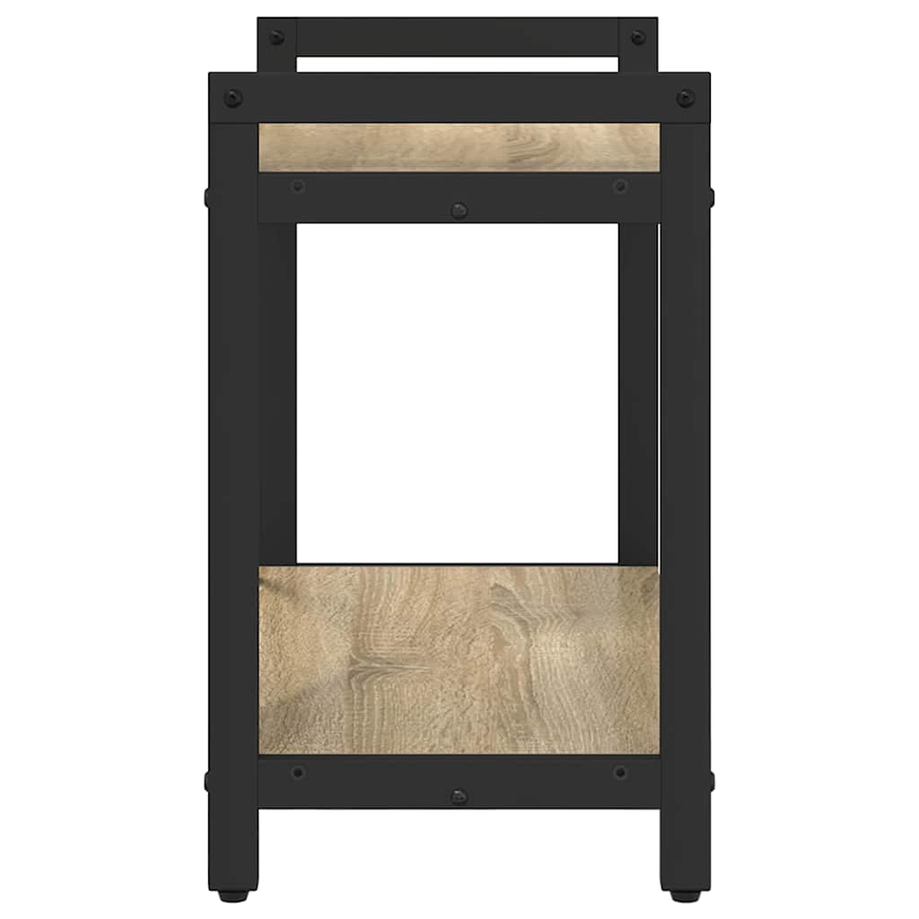 vidaXL Bookshelf Sonoma Oak 60 x 30 x 50 cm Engineered Wood