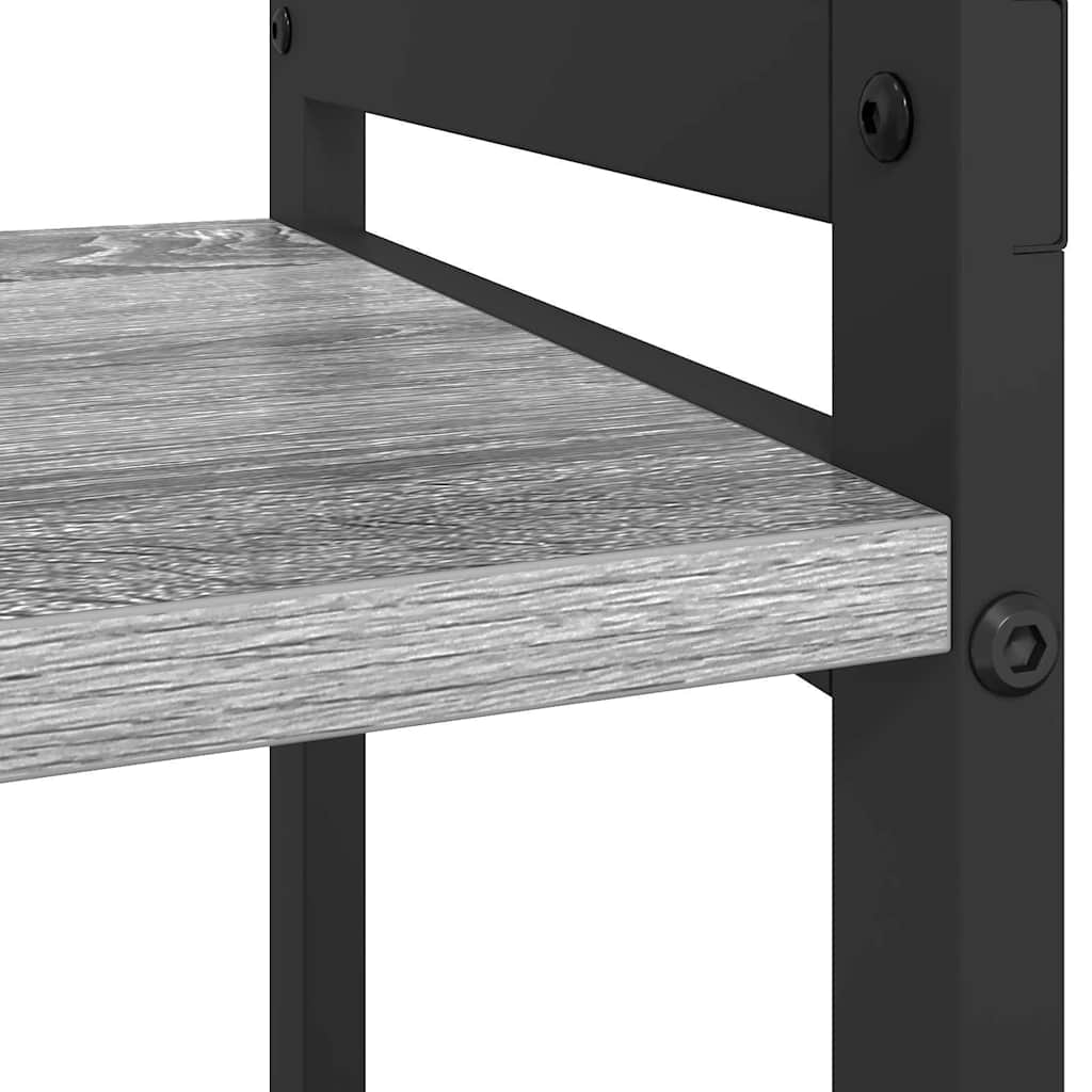 vidaXL Bookshelf Grey sonoma 60 x 30 x 50 cm Engineered Wood