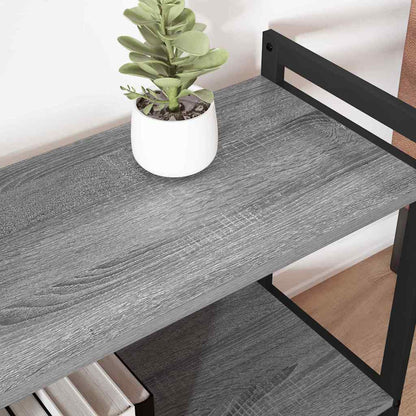 vidaXL Bookshelf Grey sonoma 60 x 30 x 50 cm Engineered Wood