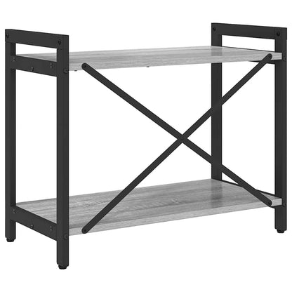 vidaXL Bookshelf Grey sonoma 60 x 30 x 50 cm Engineered Wood