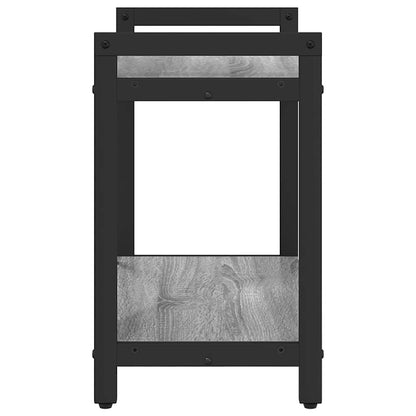 vidaXL Bookshelf 60 x 30 x 50 cm Engineered Wood Grey sonoma