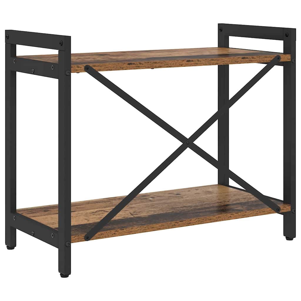 vidaXL Bookshelf Old wood 60 x 30 x 50 cm Engineered Wood