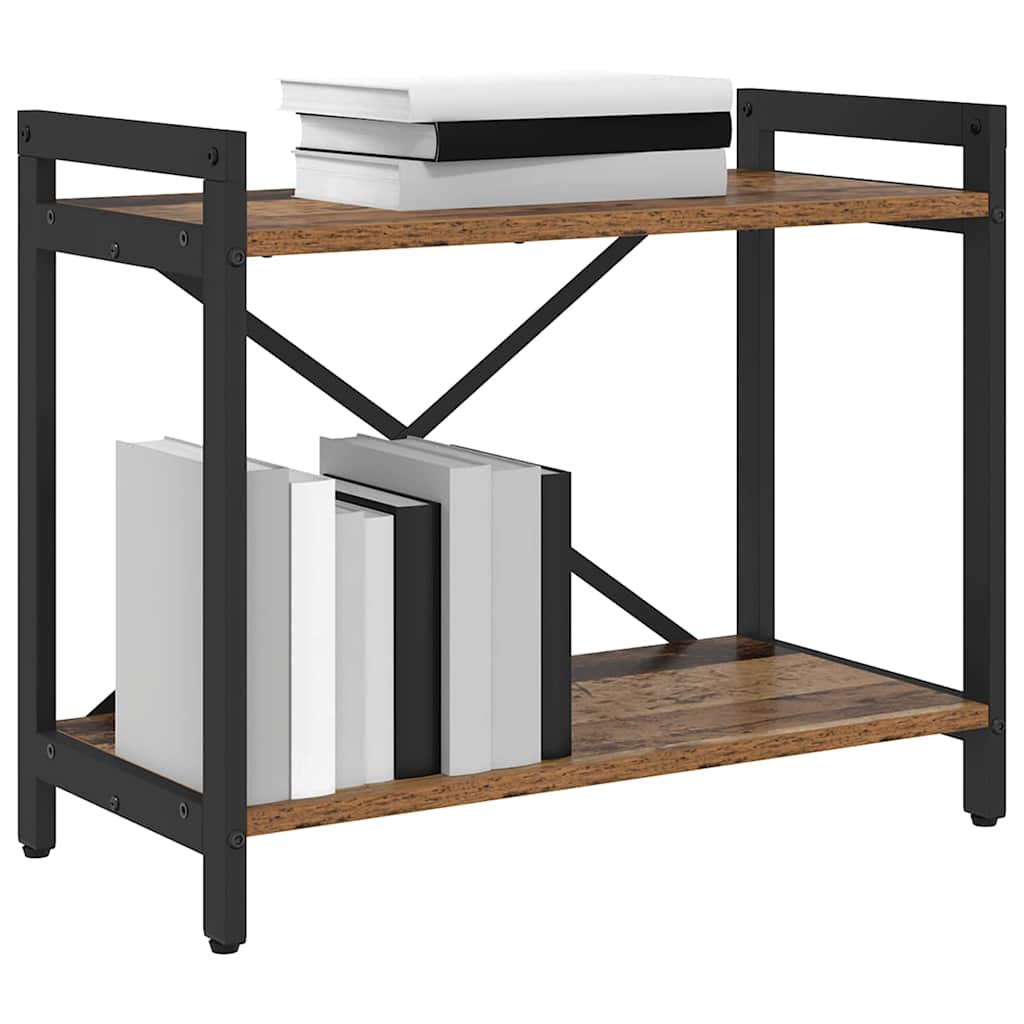 vidaXL Bookshelf Old wood 60 x 30 x 50 cm Engineered Wood