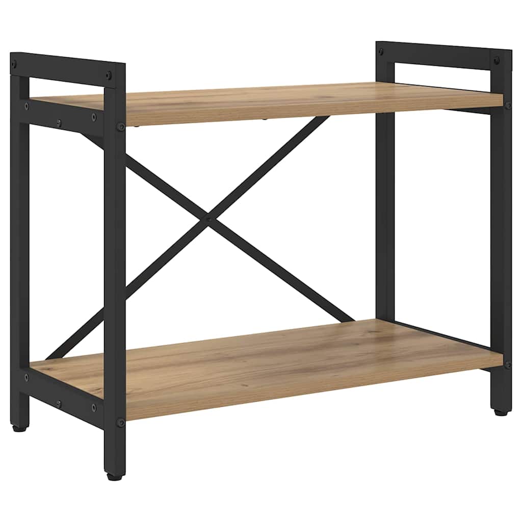 vidaXL Bookshelf 60 x 30 x 50 cm Engineered Wood Artisan Oak