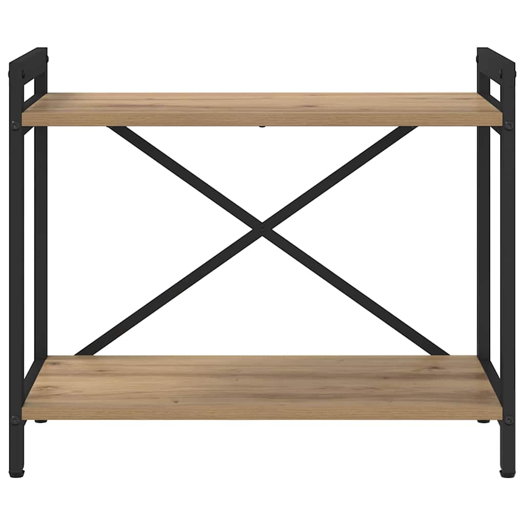 vidaXL Bookshelf 60 x 30 x 50 cm Engineered Wood Artisan Oak