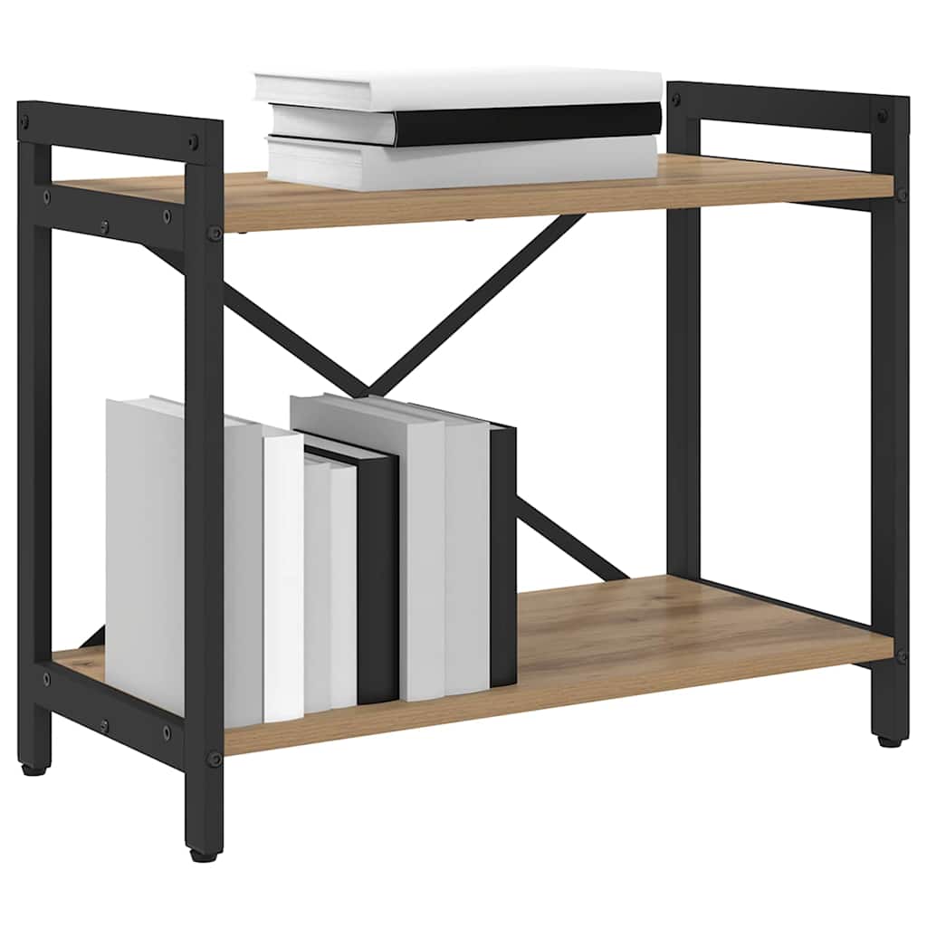 vidaXL Bookshelf 60 x 30 x 50 cm Engineered Wood Artisan Oak