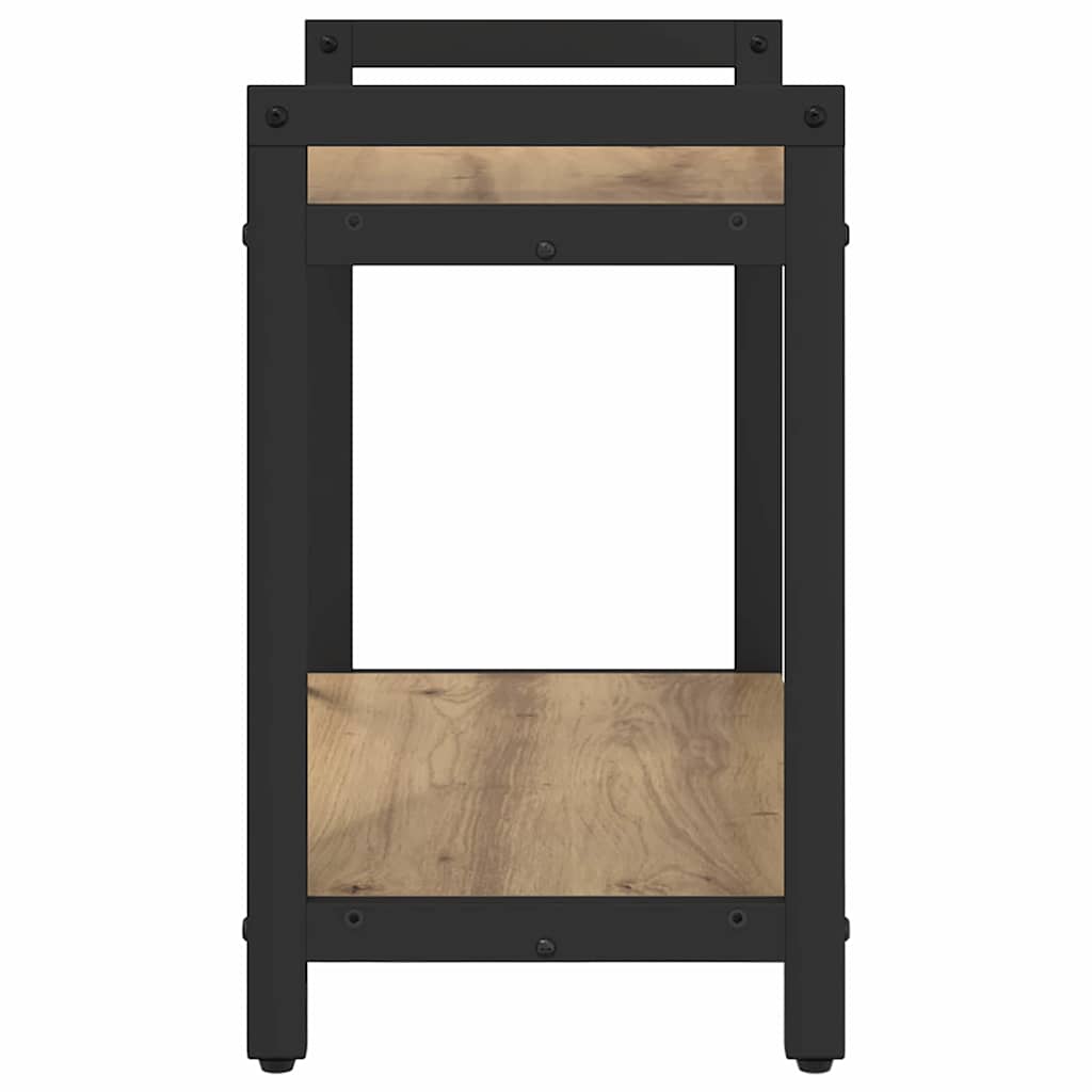 vidaXL Bookshelf 60 x 30 x 50 cm Engineered Wood Artisan Oak