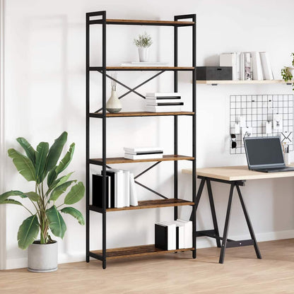 vidaXL Bookshelf Old wood 80 x 30 x 189.5 cm Engineered Wood