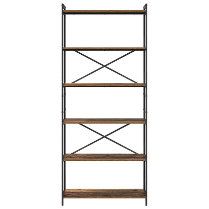 vidaXL Bookshelf Old wood 80 x 30 x 189.5 cm Engineered Wood