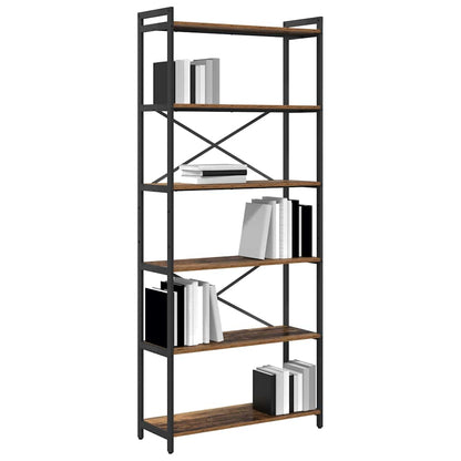 vidaXL Bookshelf Old wood 80 x 30 x 189.5 cm Engineered Wood